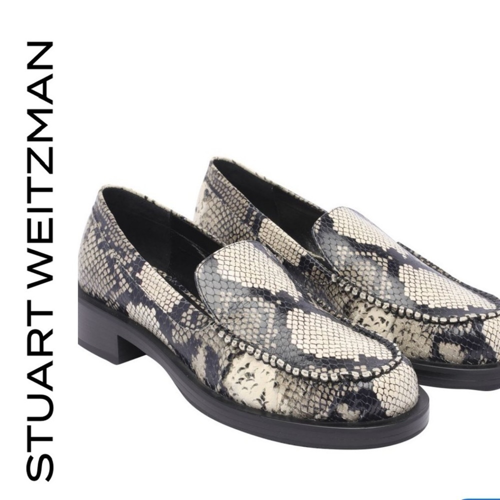 Stuart Weitzman Grayson Python Loafer 36.5 NWT - image 1